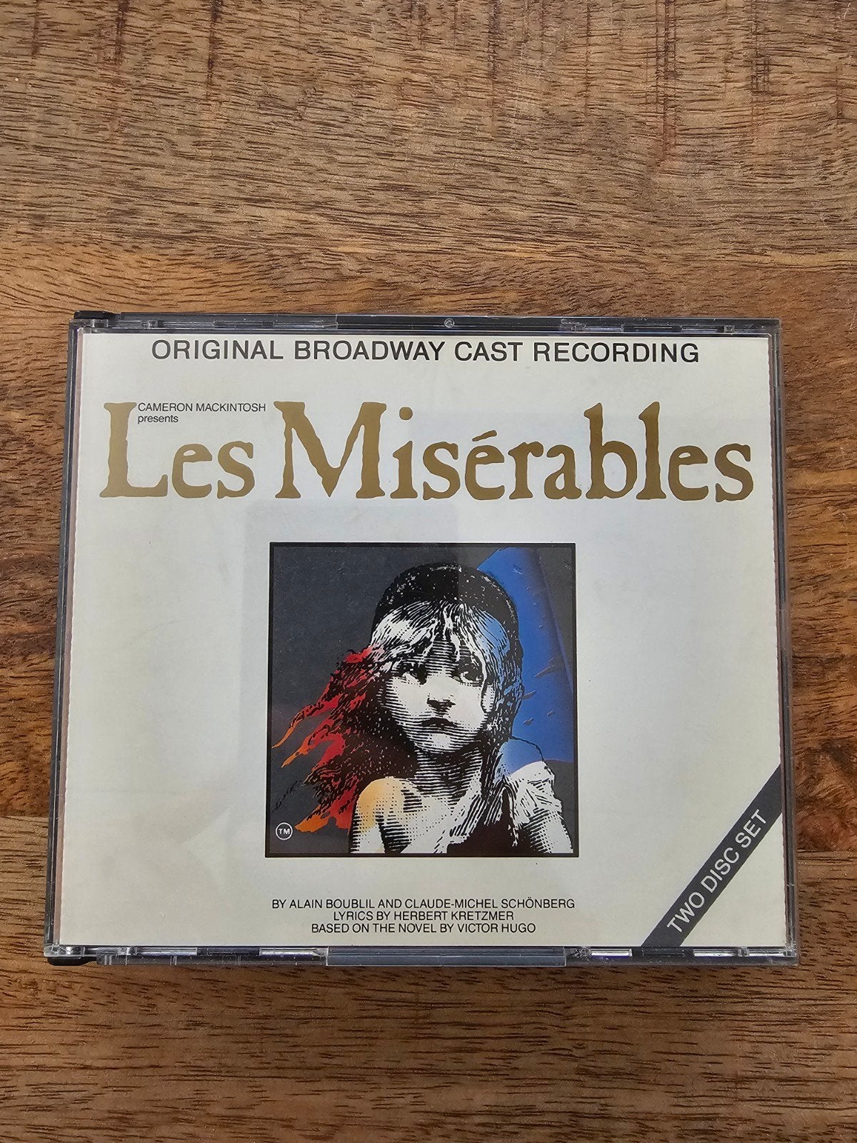 Les Misérables Original Broadway Cast Recording 2 disc set, Ophalen of Verzenden, Zo goed als nieuw, Filmmuziek en Soundtracks