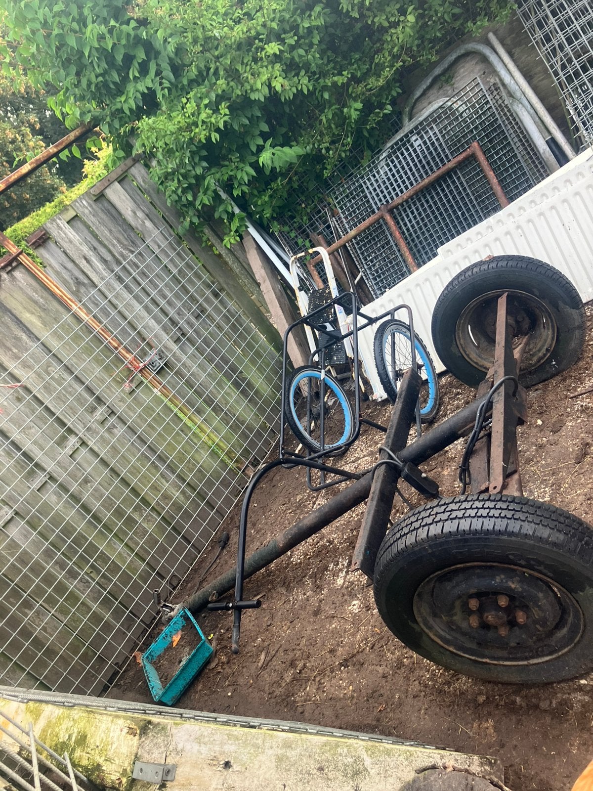 Fietskarretje te koop, Fietsen en Brommers, Ophalen of Verzenden, Zo goed als nieuw, 80 kg of meer