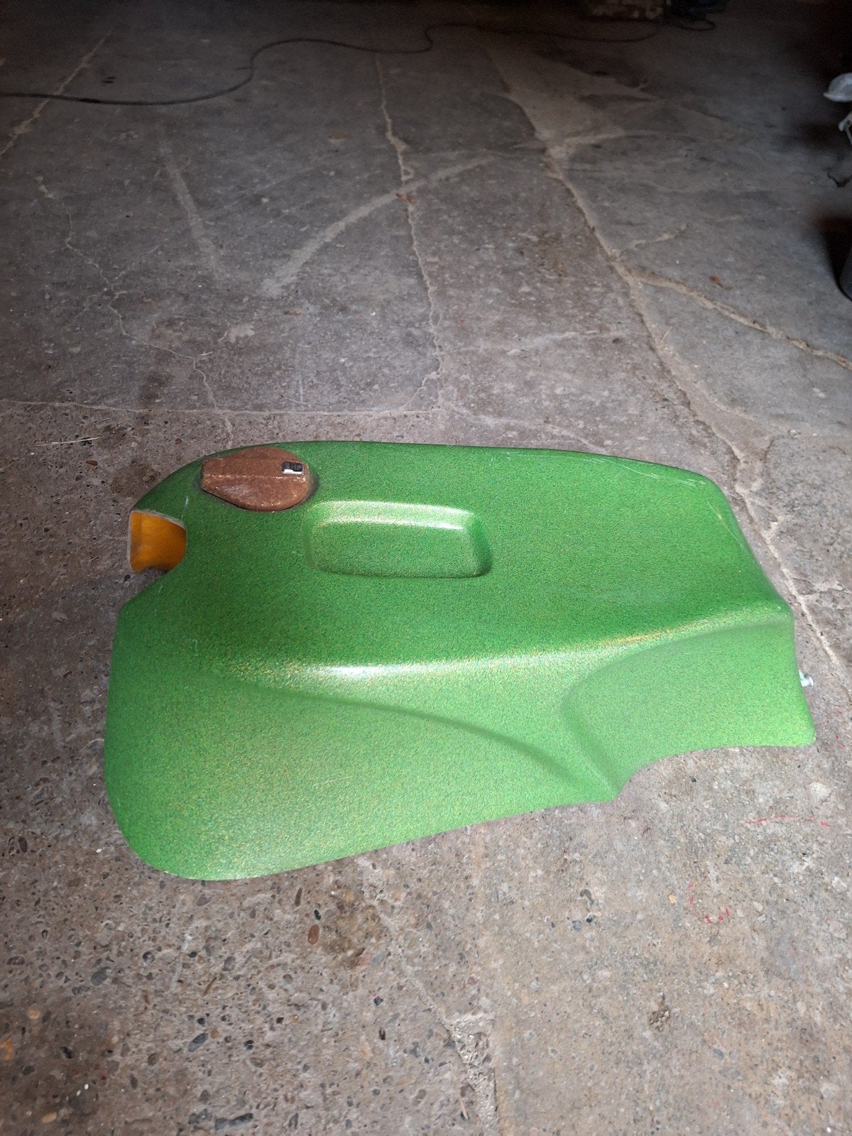Groene polyester tank, Motoren, Ophalen of Verzenden, Gebruikt