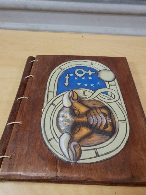 Fotoalbum van hout met steenbok, 10 pagina's, Ophalen of Verzenden, 'T Olde Gre-j, Info@toldegrej.nl, Endepoelstraat 20f Didam