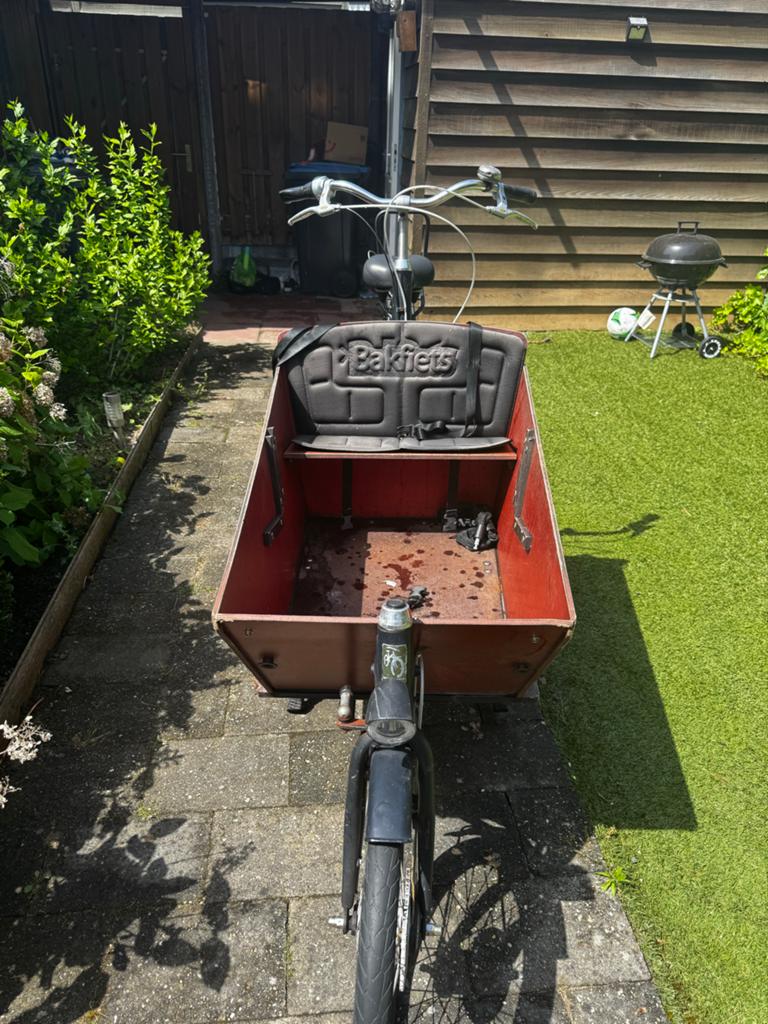 Stevige Bakfiets - Ideaal voor kinderen en goederen, Overige merken, Gebruikt, Huif, Ophalen of Verzenden