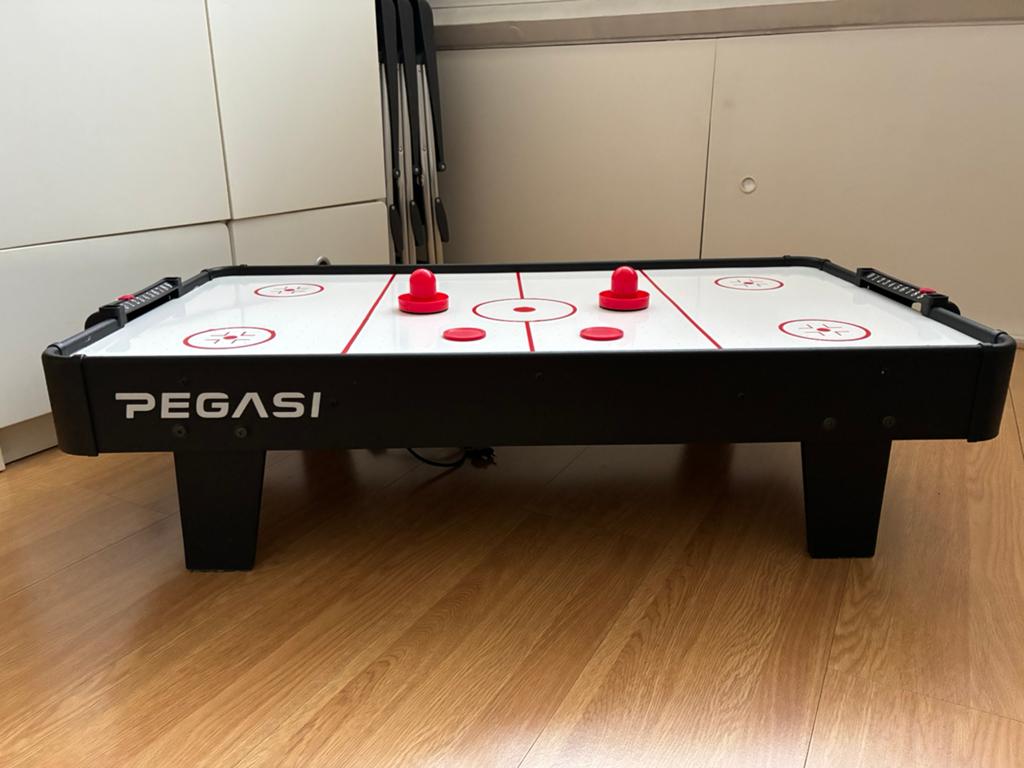 Pegasi airhockey tafel, Sport en Fitness, Biljarten en Poolen, Ophalen, Zo goed als nieuw, Pooltafel