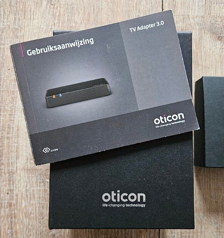 Oticon TV Adapter 3.0 - Draadloze TV-adapter hoortoestel, Ophalen of Verzenden, Zo goed als nieuw