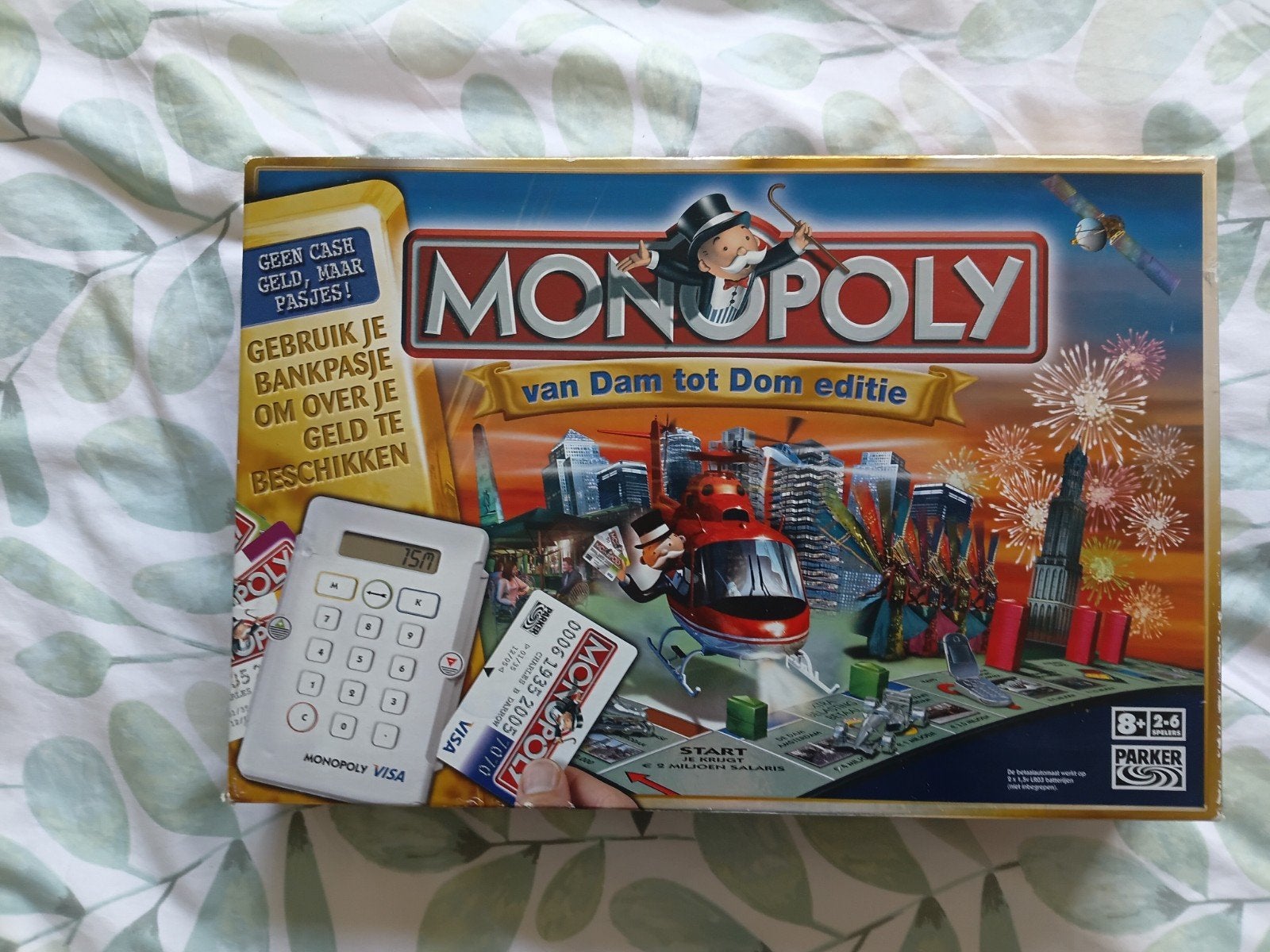 Monopoly Van Dam tot Dom Editie - Bordspel, Drie of vier spelers, Ophalen of Verzenden, Zo goed als nieuw, Parker / Hasbro