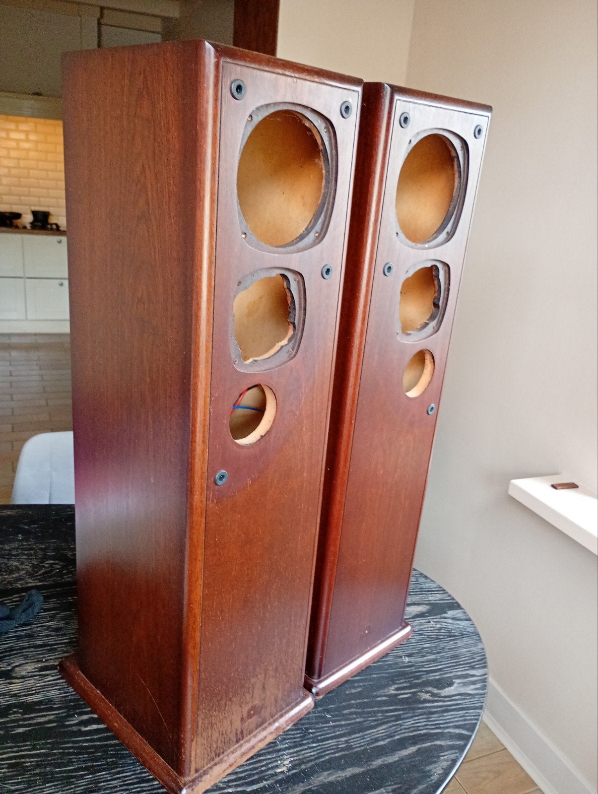 Castle Severn lege speaker kasten, Stereo speakers, Niet werkend, Minder dan 60 watt, Ophalen