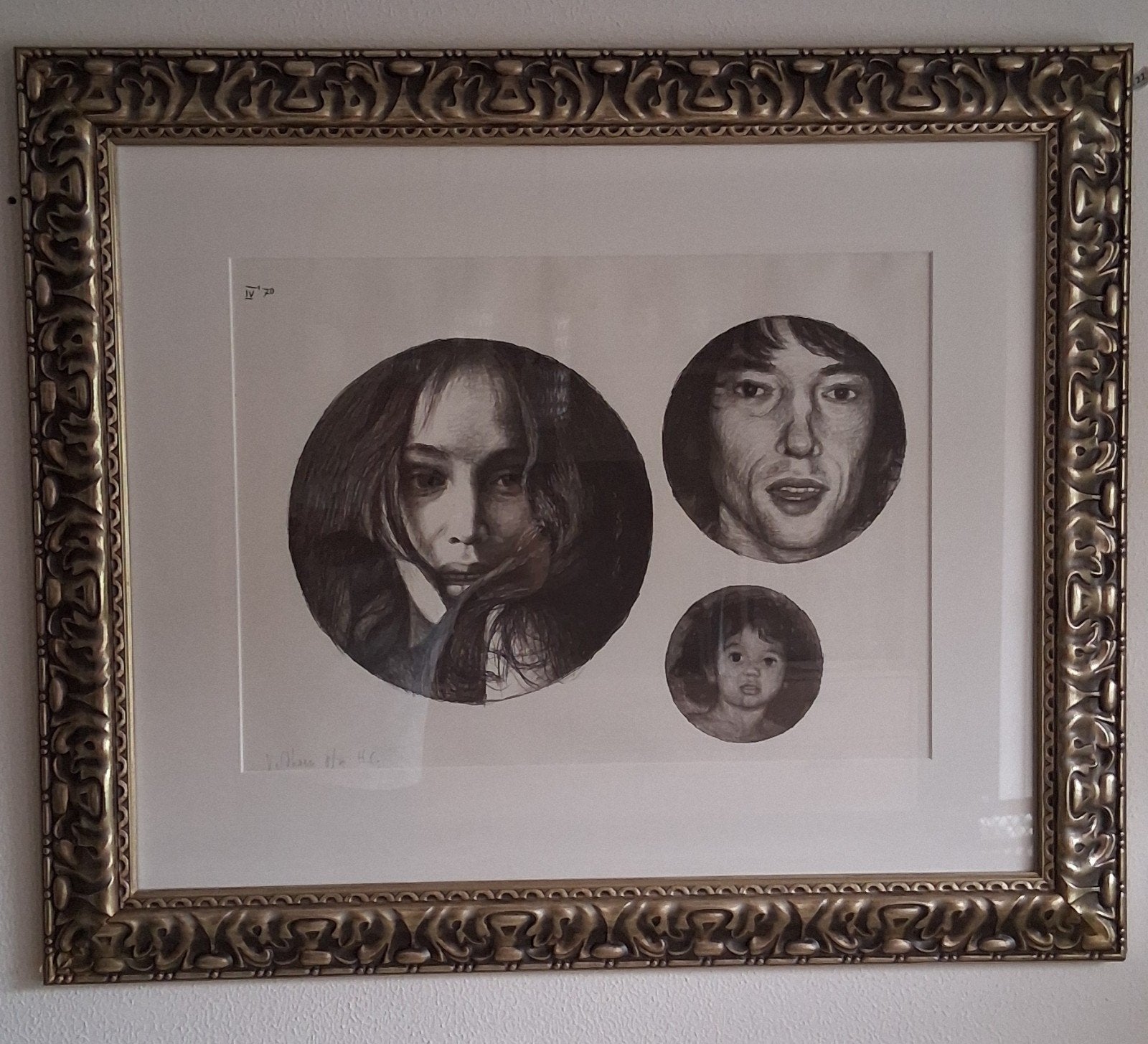 Aat Velthoen Litho HC oplage 8/20 titel:Three Portraits, Ophalen, Gelimiteerde oplage, Papier/karton, Overige technieken