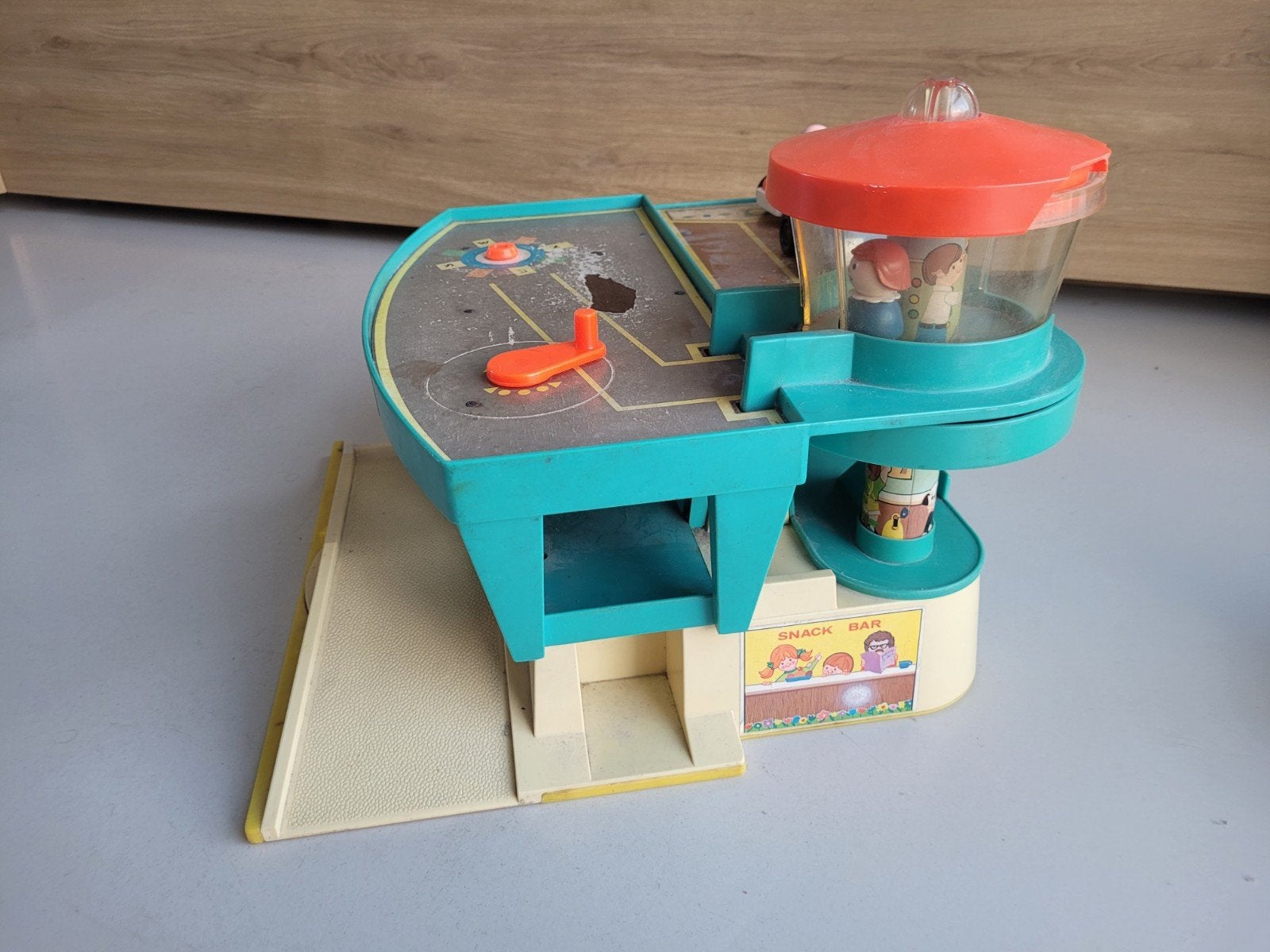 Vintage Fisher-Price Little People Vliegtuig & Luchthaven, Kinderen en Baby's, Ophalen of Verzenden, Gebruikt, Speelset