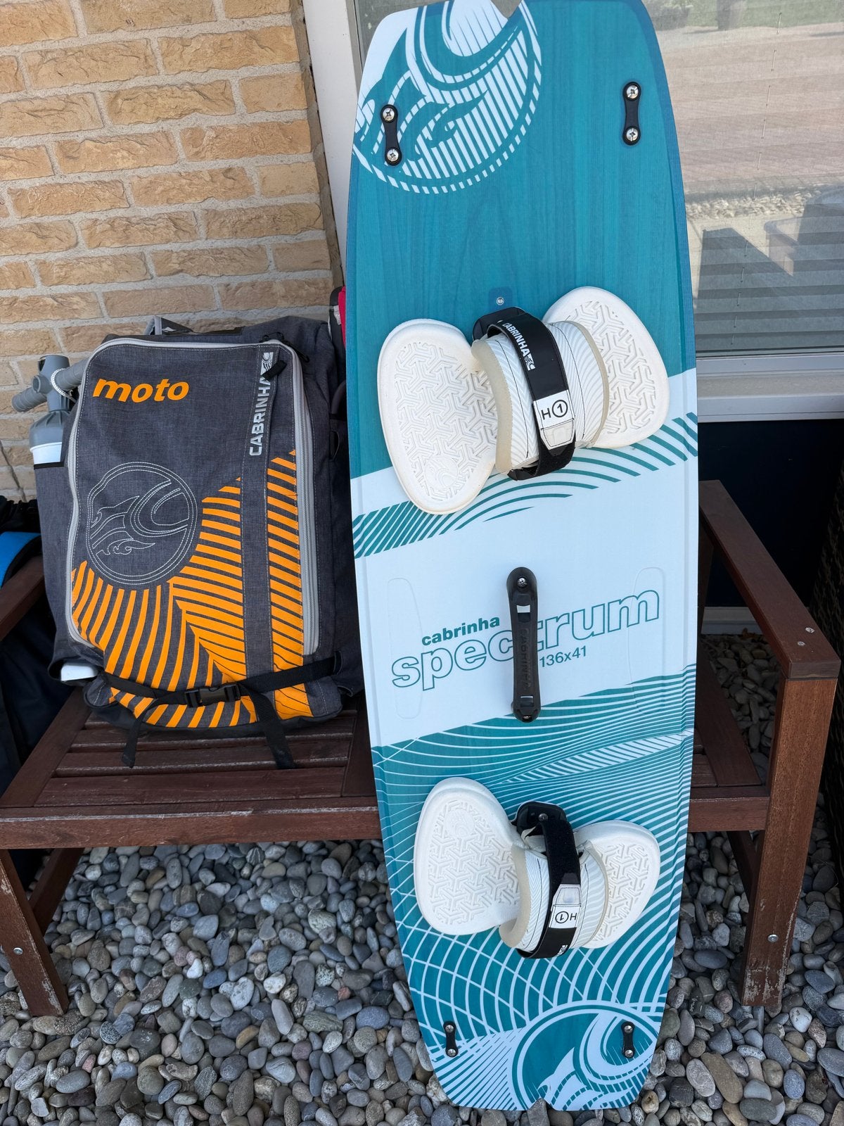 Cabrinha Moto Kitesurf Set - Zo goed als nieuw, Watersport en Boten, Kitesurfen, Twintip, Ophalen, Zo goed als nieuw, Kitesurf-set