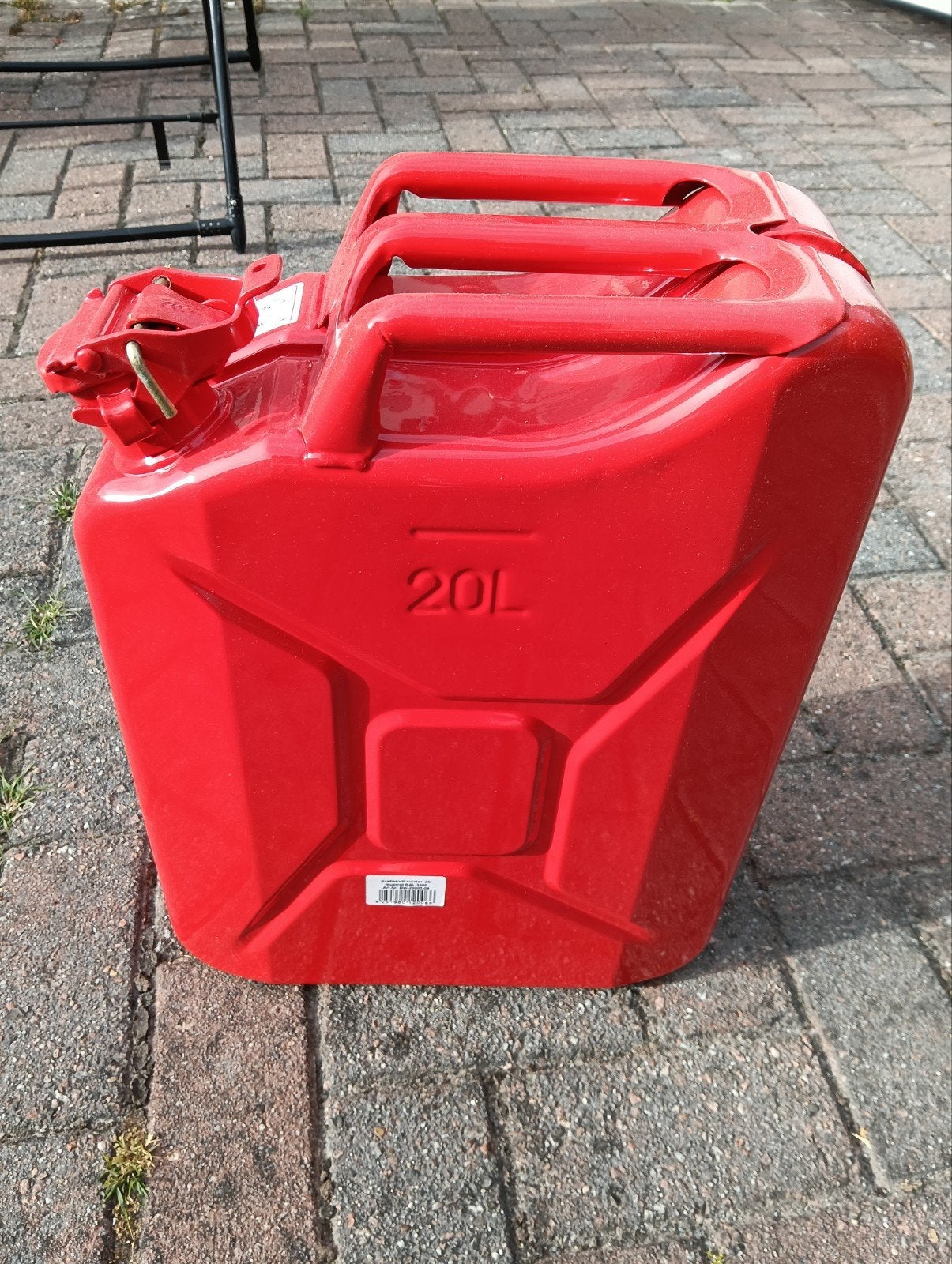 Rode jerrycan 20L - Benzine/Diesel opslag, Auto diversen, Overige Auto diversen, Ophalen of Verzenden
