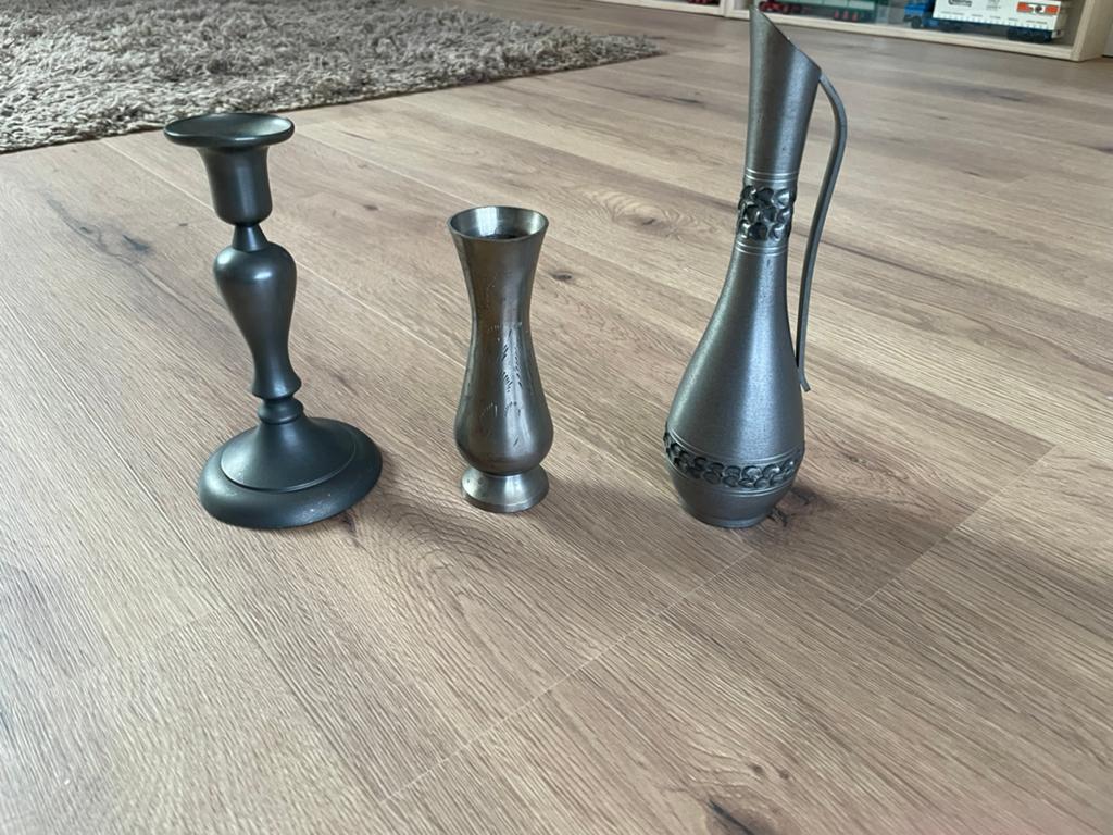 3 x tin., Antiek en Kunst, Antiek | Tin, Ophalen of Verzenden