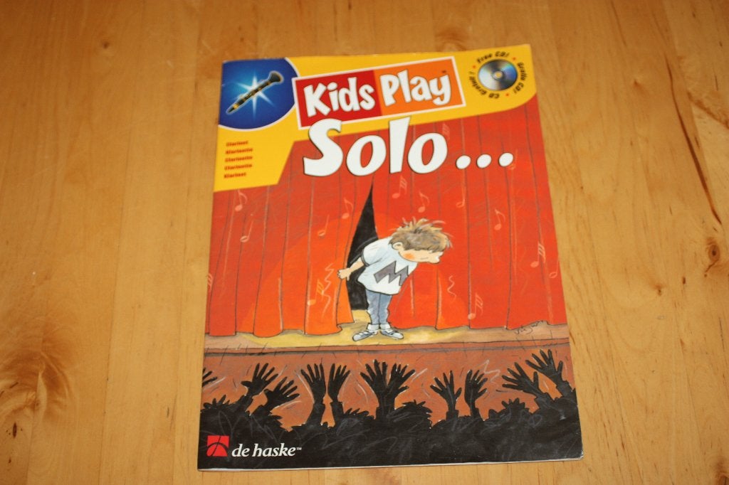 Kids play Solo, bladmuziek klarinet kinderen met cd De Haske, Muziek en Instrumenten, Bladmuziek, Gebruikt, Overige genres, Les of Cursus