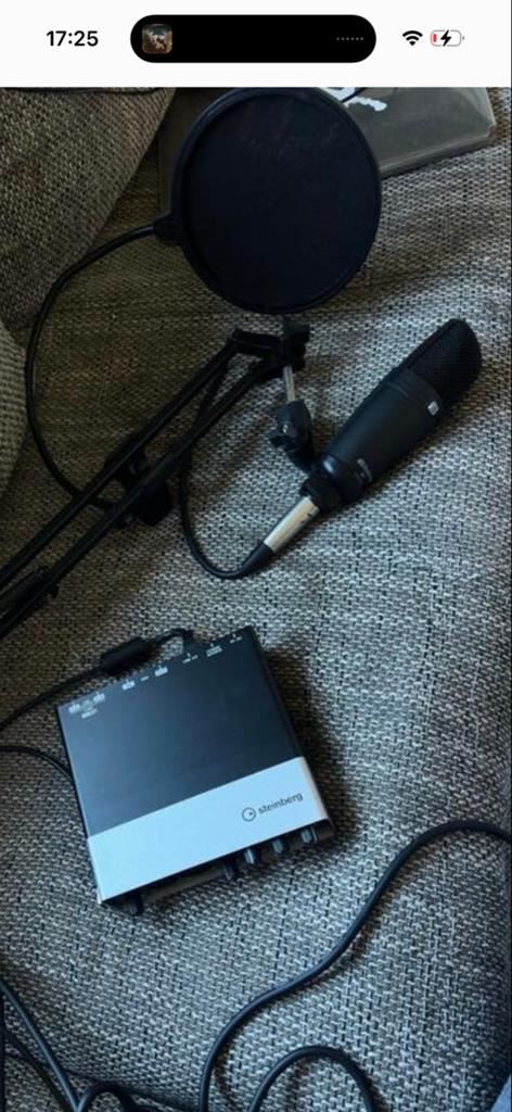 Complete Studio Set: Steinberg UR22mkII, PreSonus M7, Samson, Muziek en Instrumenten, Microfoons, Ophalen of Verzenden, Zo goed als nieuw