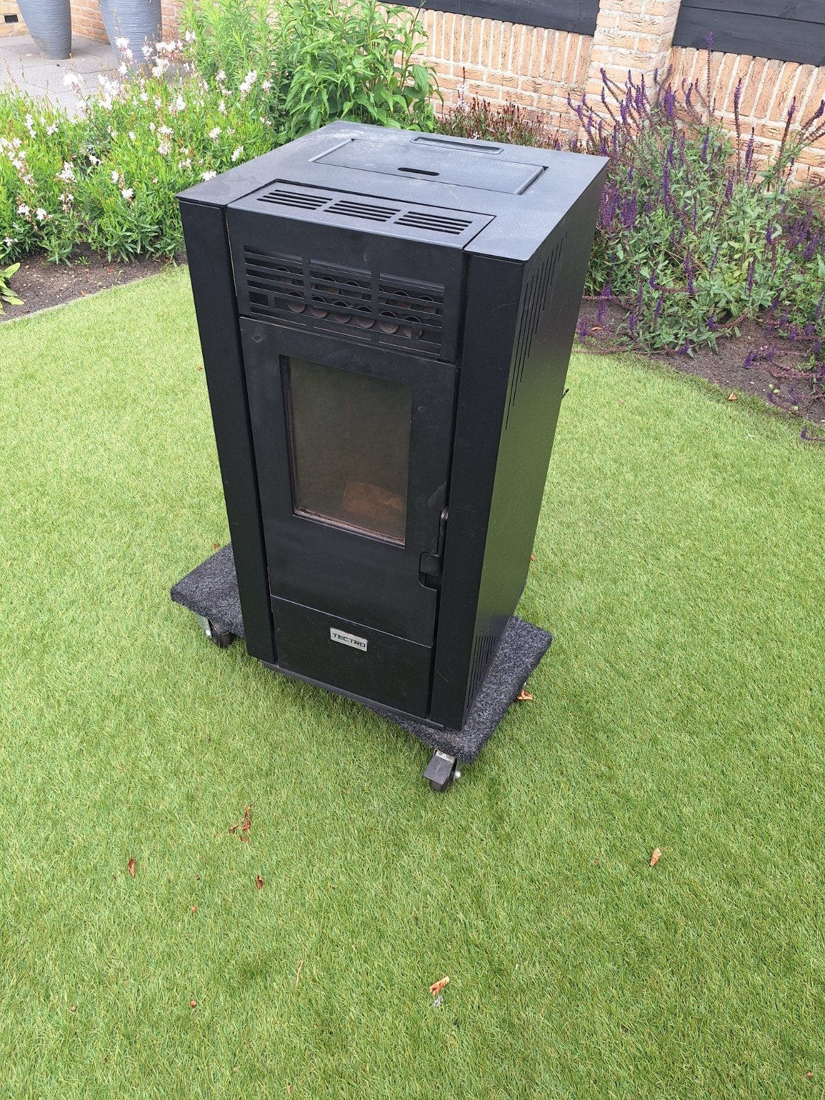 Tectro TBH 570-3 Pelletkachel - Zwart, 8,7 kW, Ophalen, Gebruikt, Overige brandstoffen, Pelletkachel