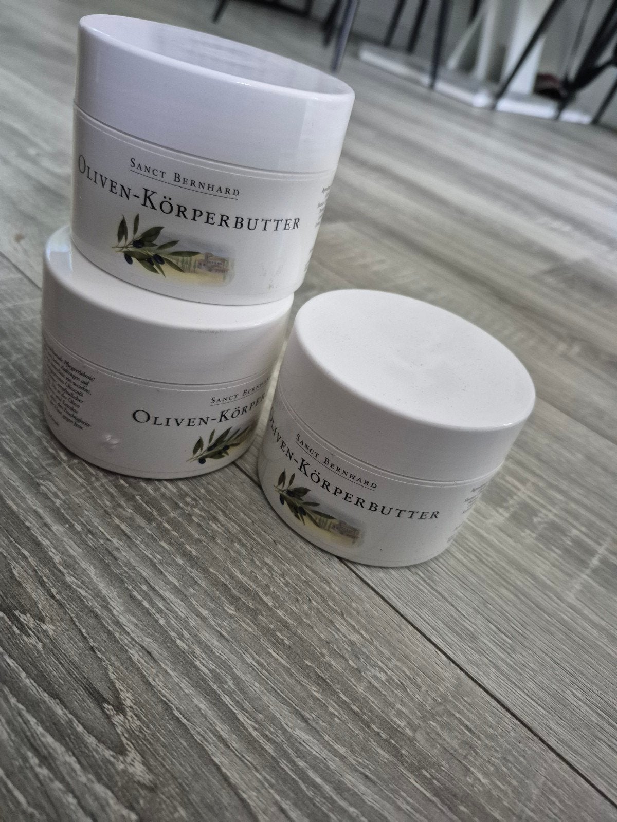 3x Sanct Bernhard Oliven-Körperbutter 200ml, Ophalen of Verzenden, Nieuw, Bodylotion, Crème of Olie