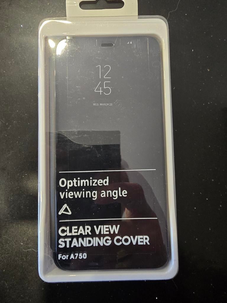 Clear View Standing Cover voor Samsung A750 (Nieuw), Ophalen of Verzenden, Nieuw, Overige modellen, Frontje of Cover