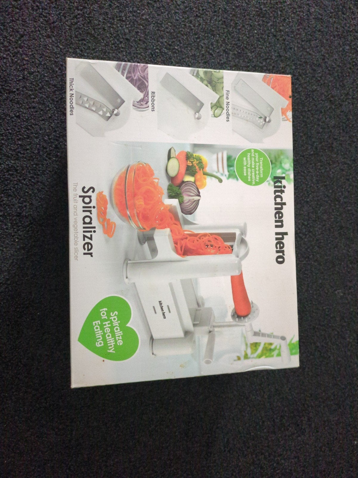 Kitchen Hero Spiraalsnijder - Groentesnijder, Ophalen, Overige typen, Kunststof, Zo goed als nieuw