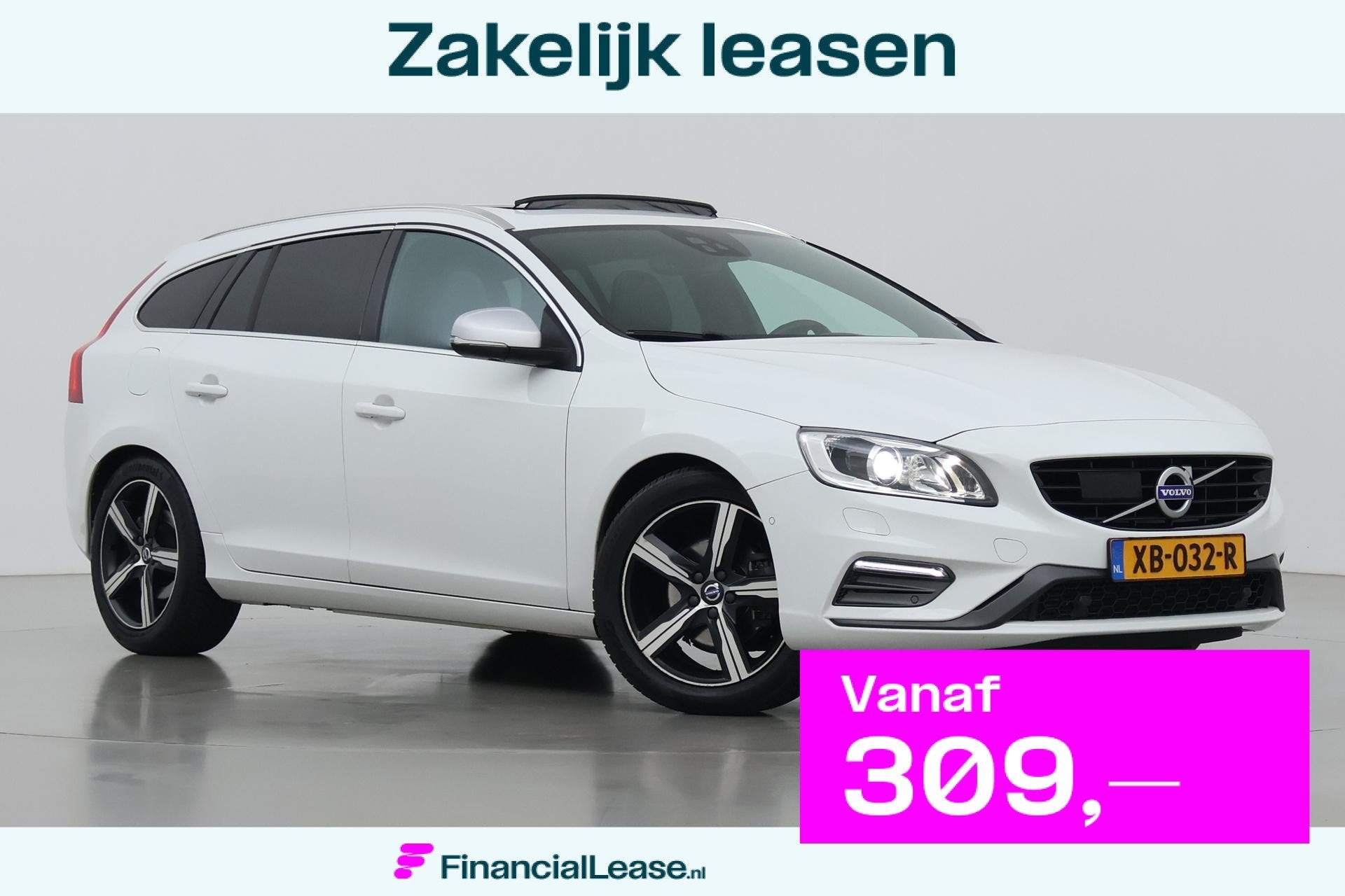 Volvo V60 2.0 T4 Business Sport | ACC | Schuifdak | BLIS | P, Gebruikt, Euro 6, 1969 cc, Wit