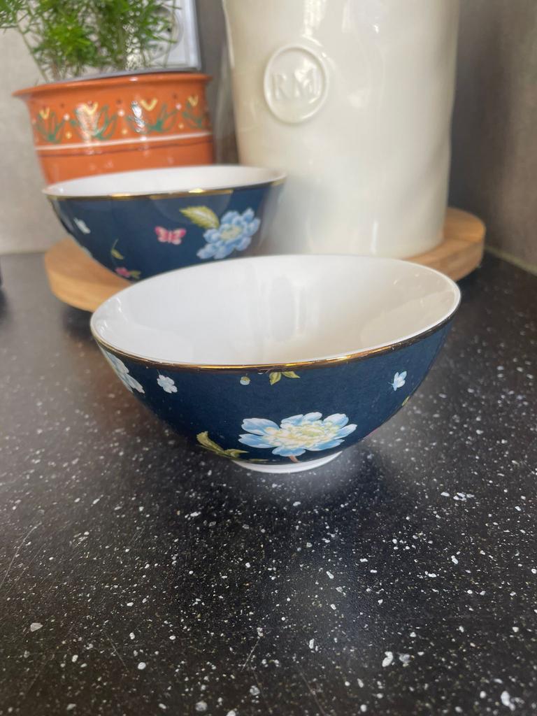 Set van 2 Laura Ashley kommetjes, 6x13 cm, Antiek en Kunst, Ophalen of Verzenden
