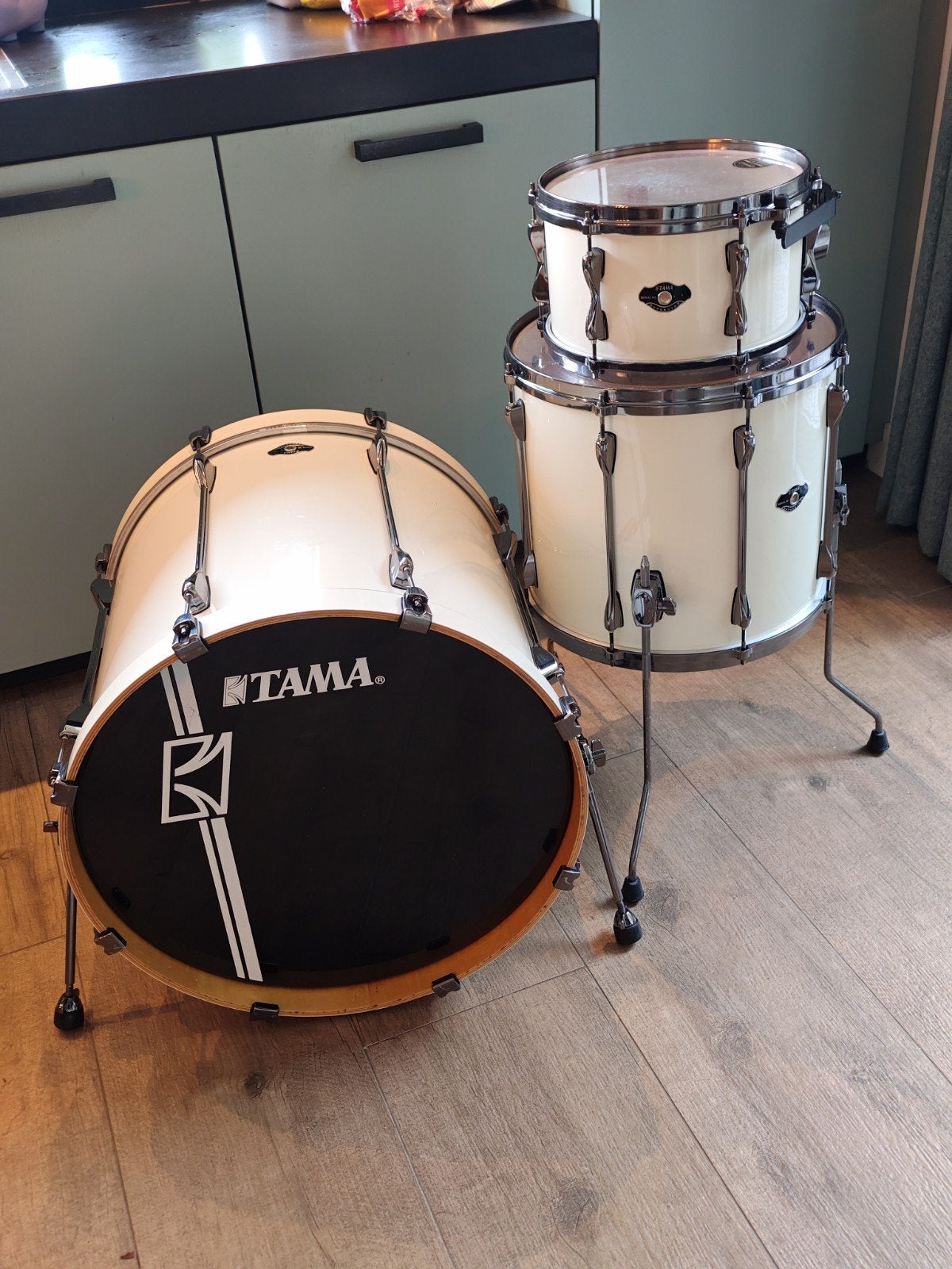 Tama superstar she'll kit 22,12,16, Muziek en Instrumenten, Drumstellen en Slagwerk, Ophalen, Gebruikt, Tama