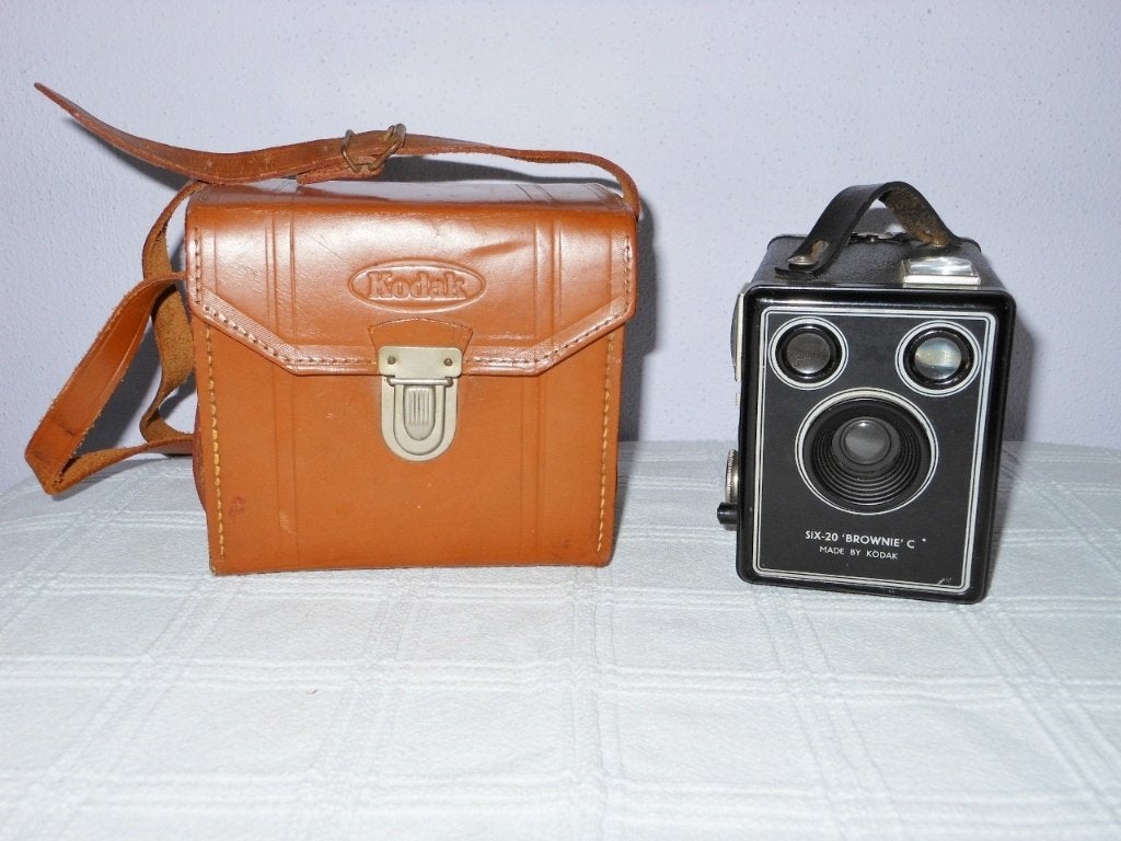 Kodak Vintage Box Camera, Audio, Tv en Foto, Fotocamera's Analoog, Ophalen of Verzenden, Gebruikt, Compact, Kodak