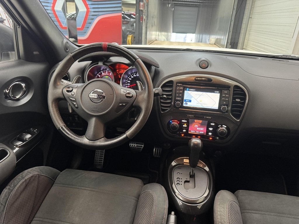 Nissan Juke 1.6 DIG-T All Mode Nismo RS / Alcantara Bekledin, Auto's, Nissan, Automaat, Gebruikt, 4 cilinders, Wit