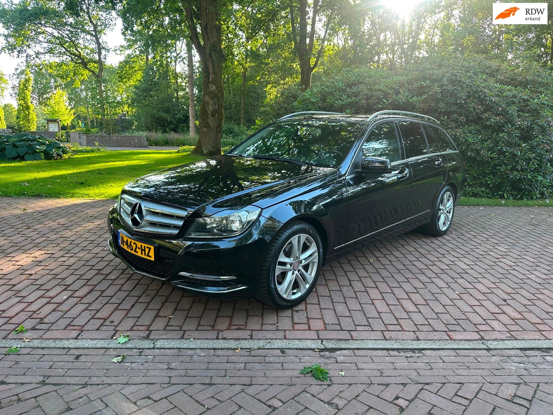 Mercedes-Benz C-klasse Estate 180 Avantgarde, Automaat, Euro 5, Achterwielaandrijving, Zwart