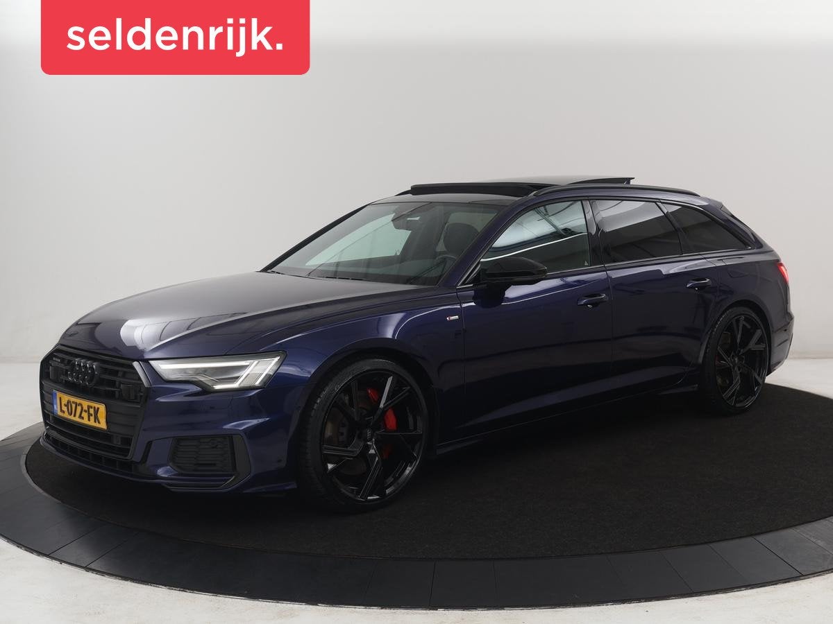 Audi A6 Avant 55 TFSI e quattro Competition | S-Line | SOH 8, Auto's, Automaat, Gebruikt, 4 cilinders, Blauw