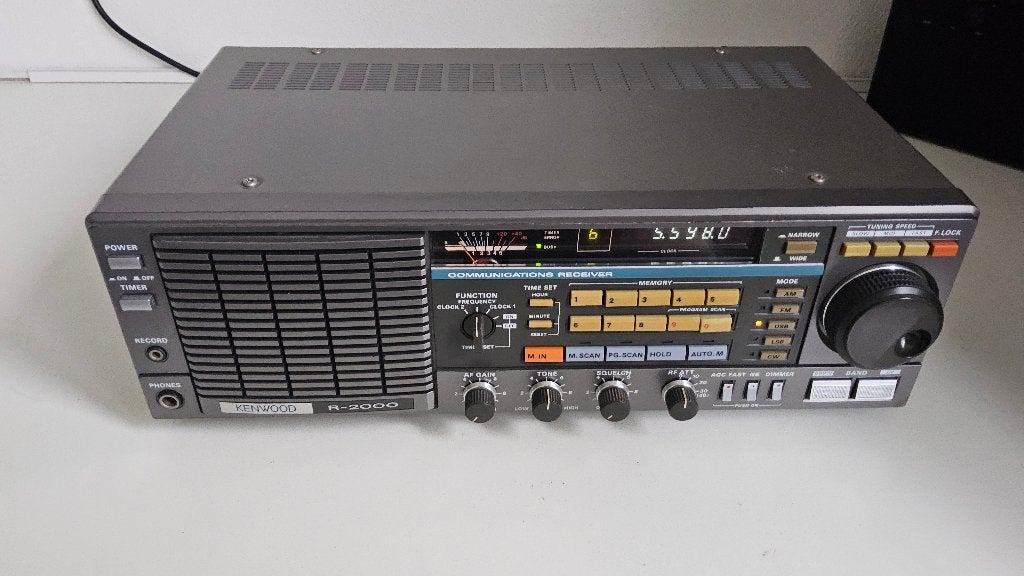 Kenwood r2000 communicatie ontvanger + VC- 10 converter, Telecommunicatie, Zenders en Ontvangers, Ophalen of Verzenden, Gebruikt