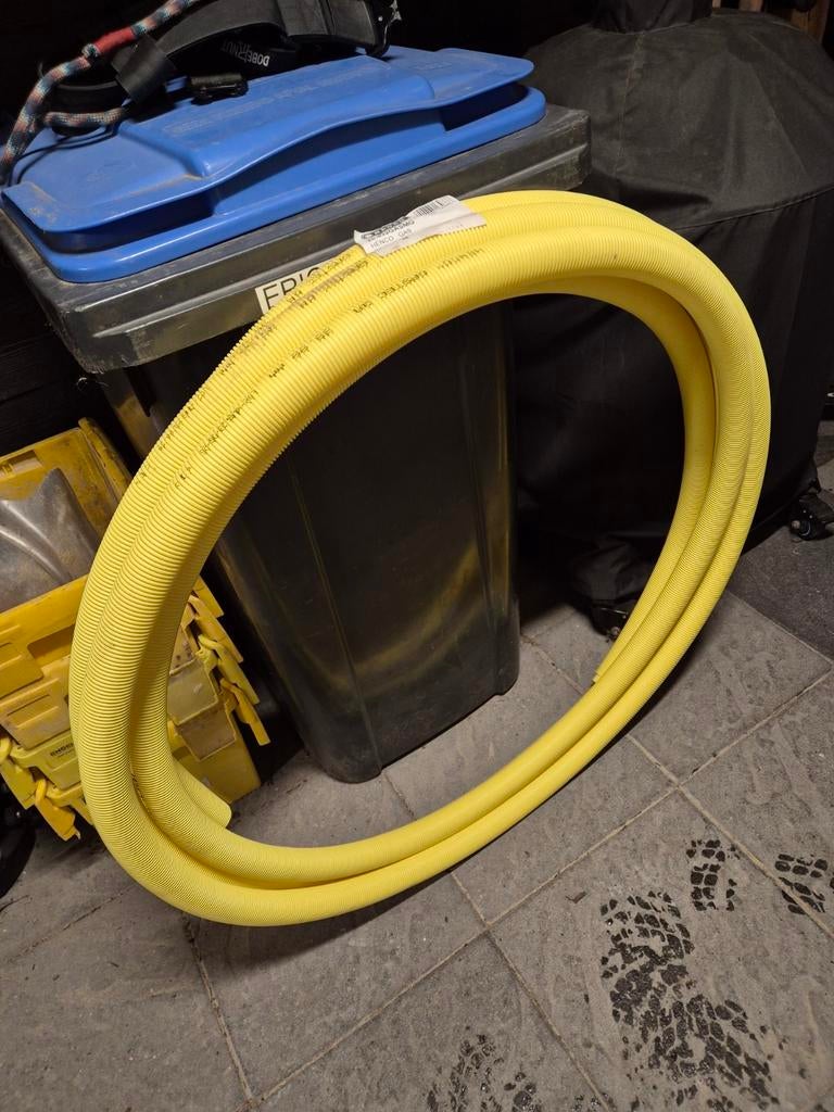 Henco Gasleiding 32x3 in Gele Mantel - 25m, Ophalen, Nieuw, Overige typen