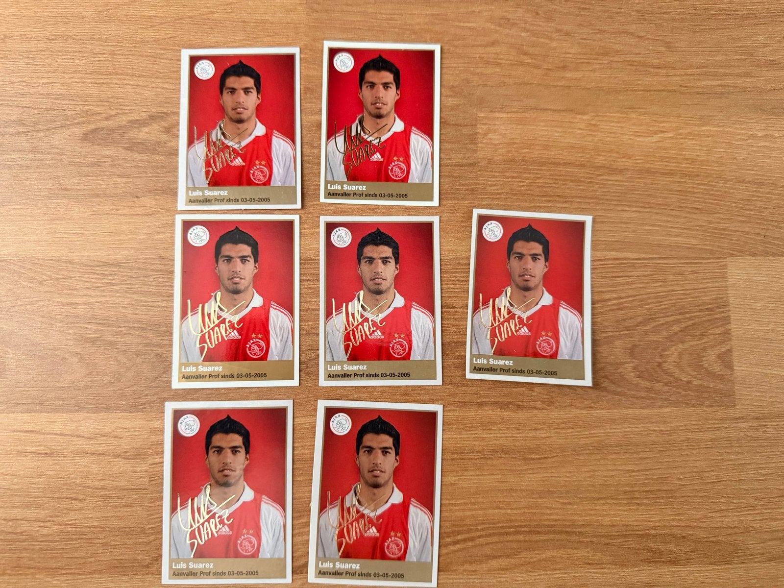 #029: LUIS SUAREZ (AFC AJAX) - AH EREDIVISIE 2009-2010, Ophalen of Verzenden, Zo goed als nieuw, Sport