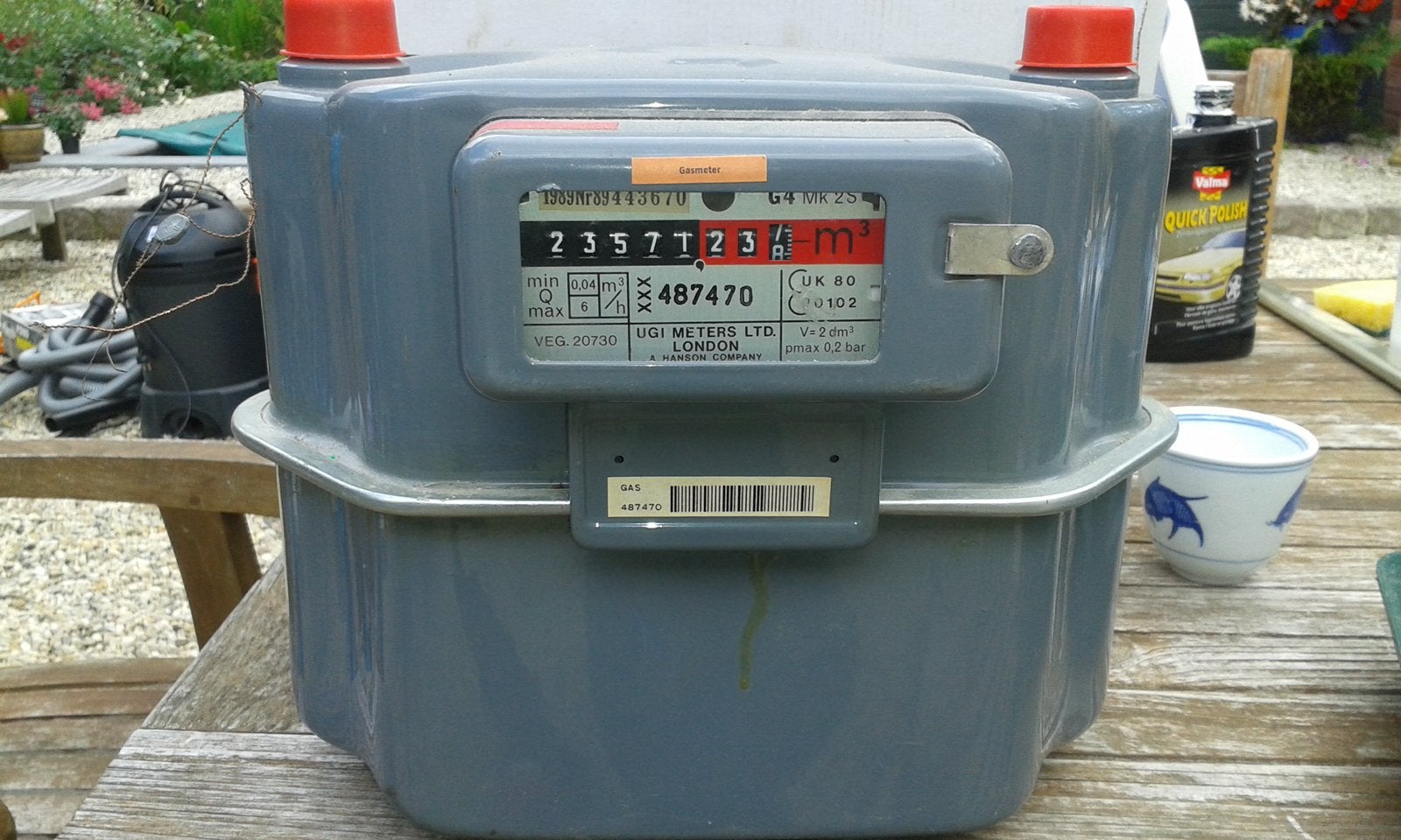 Gasmeter G4, Ophalen of Verzenden, Gebruikt, Overige meters