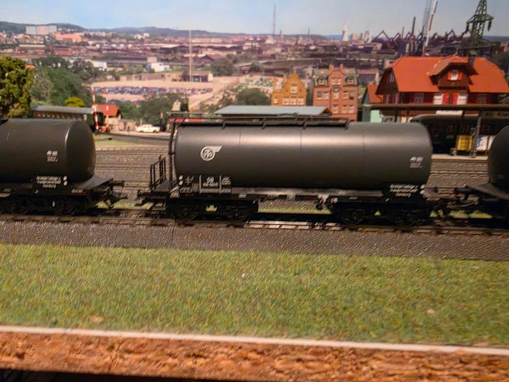 Märklin VTG vierassige ketelwagons Set van zes stuks., Hobby en Vrije tijd, Modeltreinen | H0, Wisselstroom, Ophalen of Verzenden