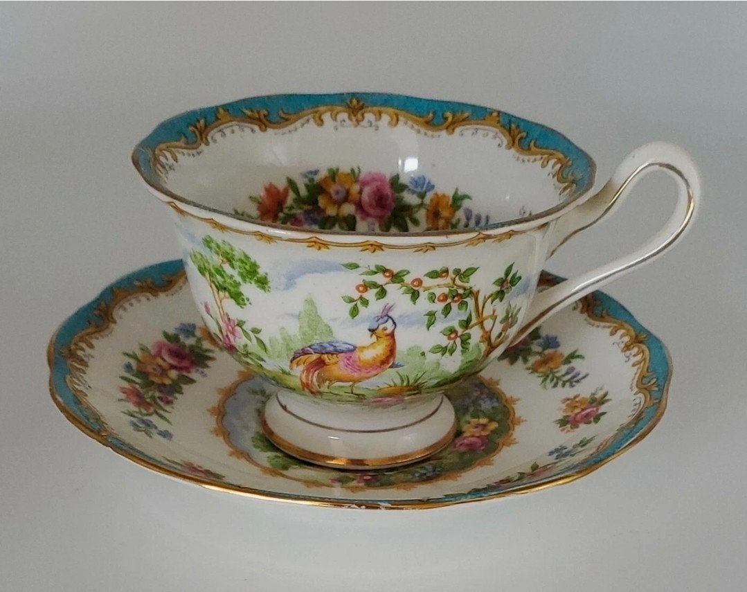 Vintage Royal Albert Porseleinen kop en Schotel, Antiek en Kunst, Ophalen