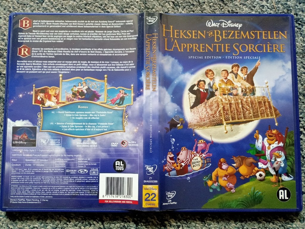 Disney's Heksen & Bezemstelen (22) - Speciale Editie DVD, Nederlands, Europees, Nederlands, Ophalen of Verzenden