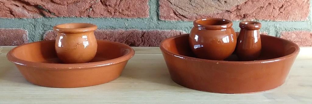 tapas olijven schaaltjes aardewerk, volgnr 18, Overige typen, Ophalen of Verzenden, Zo goed als nieuw, Overige materialen