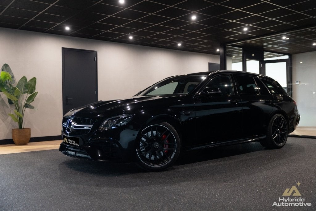 Mercedes-Benz E-Klasse Estate AMG 63 S 4M. Pr. Pl. | 360 Cam, Gebruikt, 138 €/maand, Zwart, Vierwielaandrijving