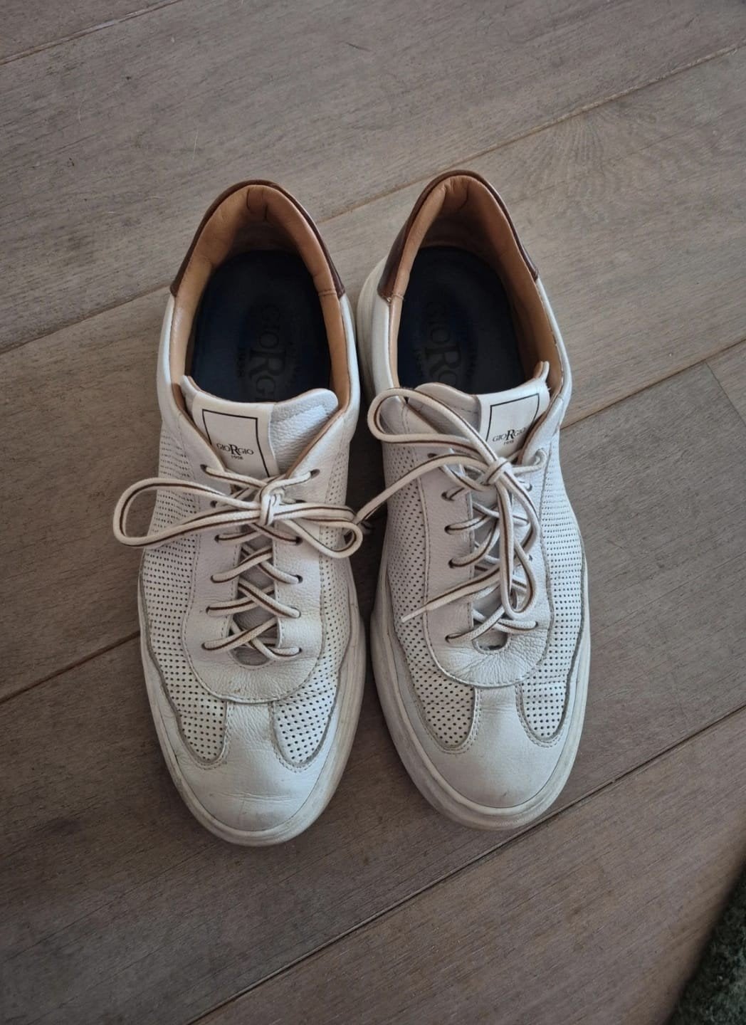 Giorgio Heren Sneakers Maat 42 Wit, Wit, Giorgio, Ophalen of Verzenden, Sneakers of Gympen
