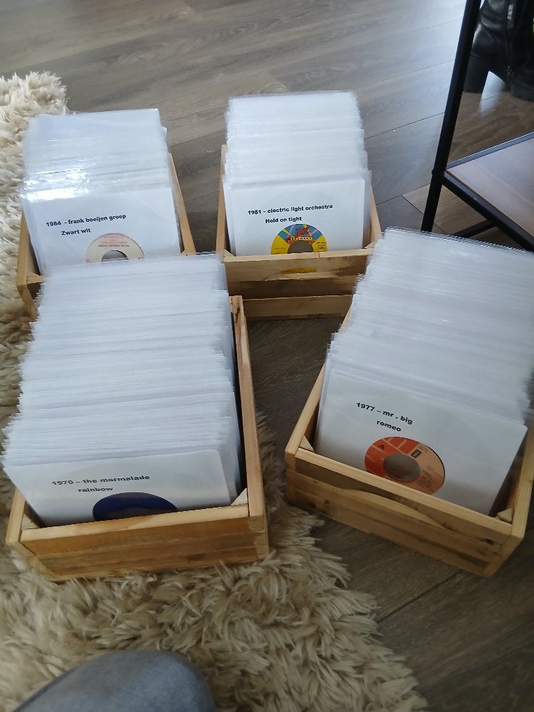 grote partij singels 496 stuks 1970 tot 1993, Gebruikt, 7 inch, 1980 - 1989, Ophalen of Verzenden