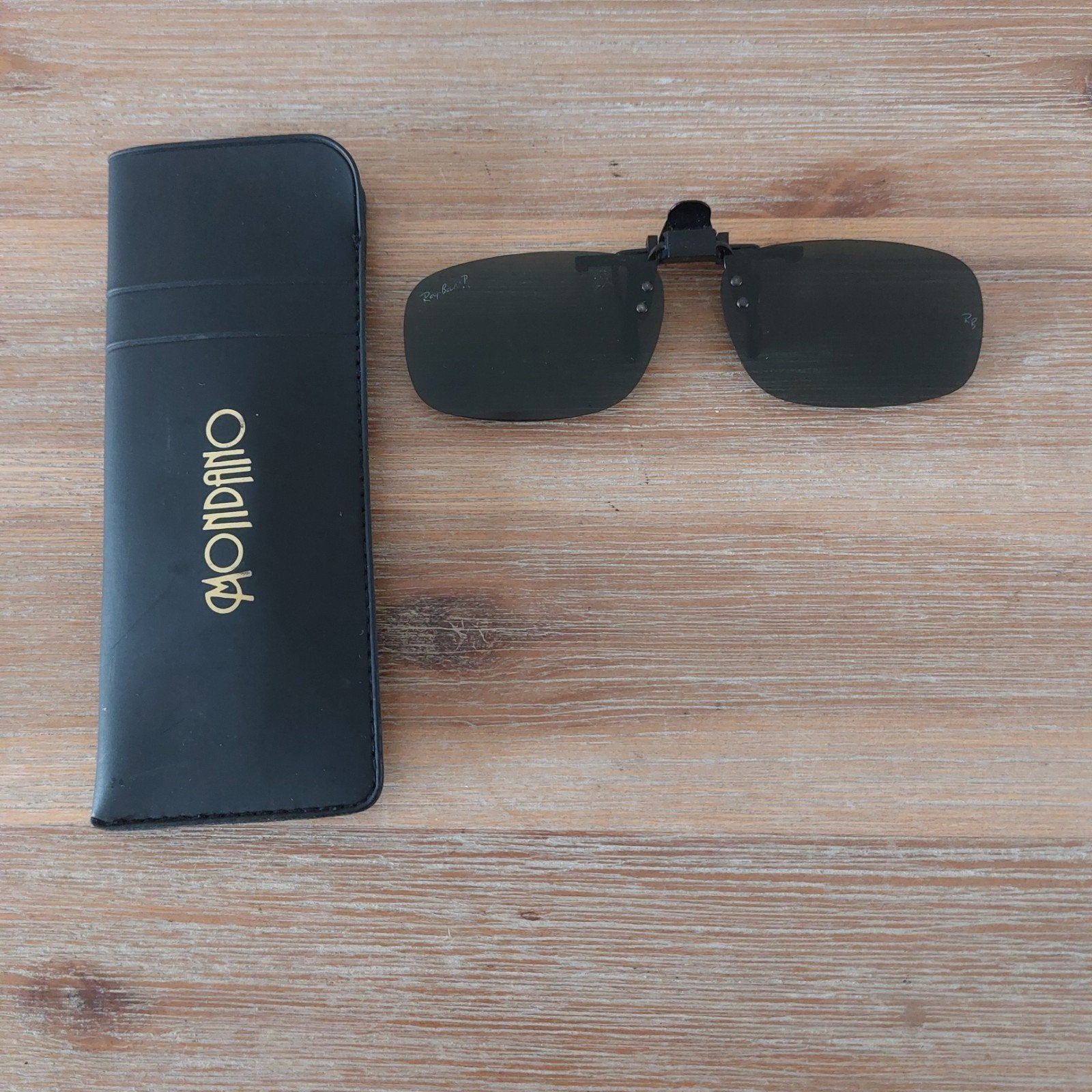 Ray-Ban Clip On Zonnebril, Zonnebril, Zwart, Ophalen of Verzenden, Zo goed als nieuw