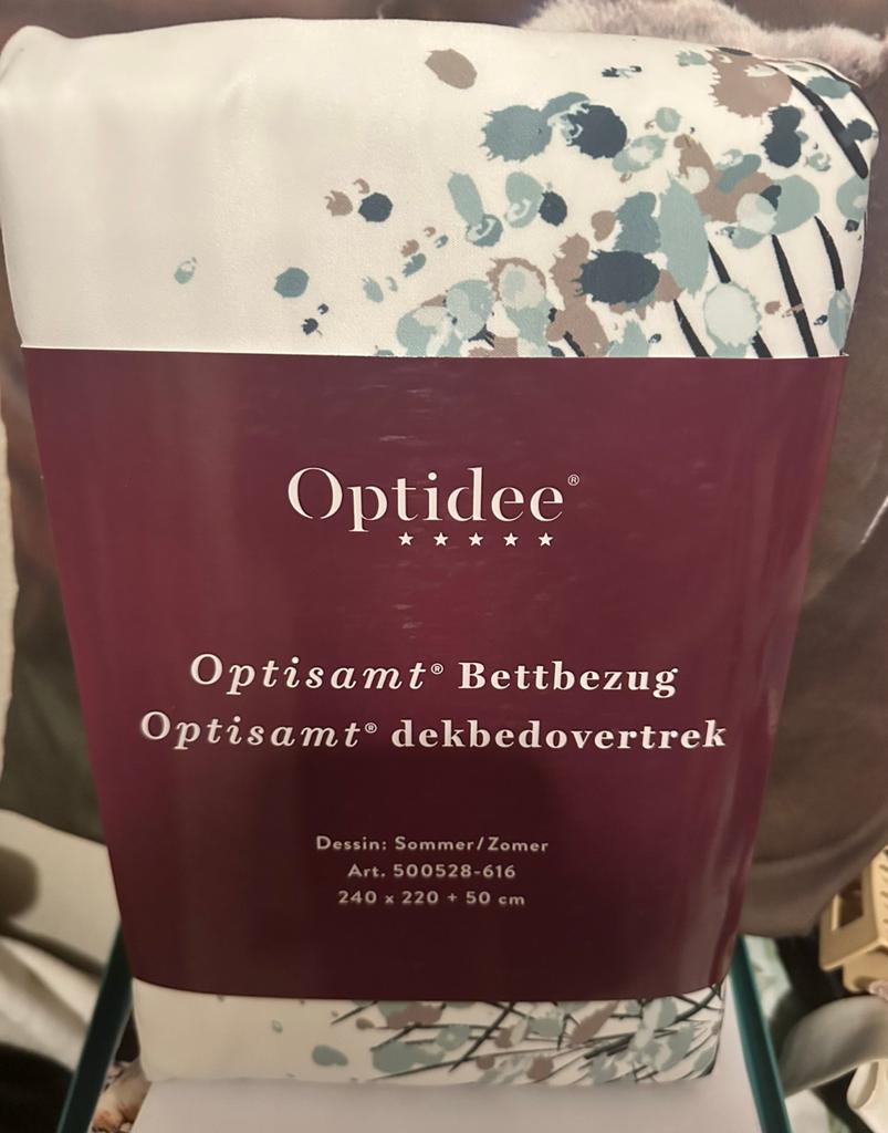 Optidee optisamt beddengoed 240x220 Nieuw, Overige kleuren, Dekbedovertrek, Ophalen of Verzenden, Nieuw