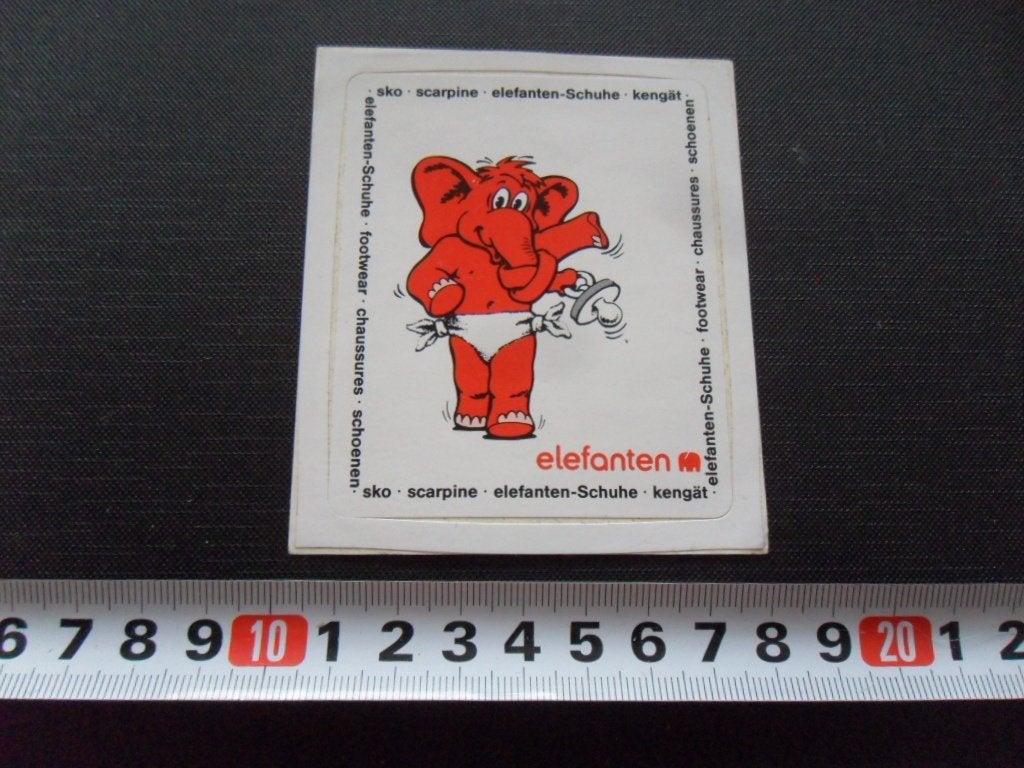 sticker ELEFANTEN Schuhe  Schoenen Olifant, Ophalen of Verzenden, Zo goed als nieuw