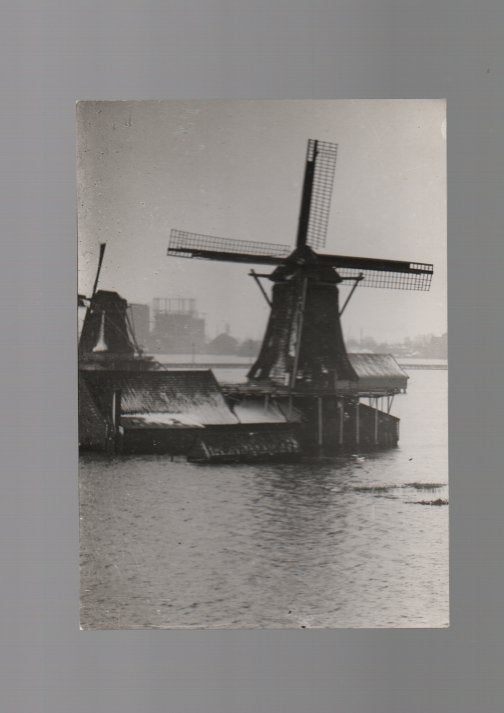 Zaandam Watersnood 1916 Molen De Zeilenmaker Foto, Ophalen of Verzenden, Voor 1920, Ongelopen, Noord-Holland