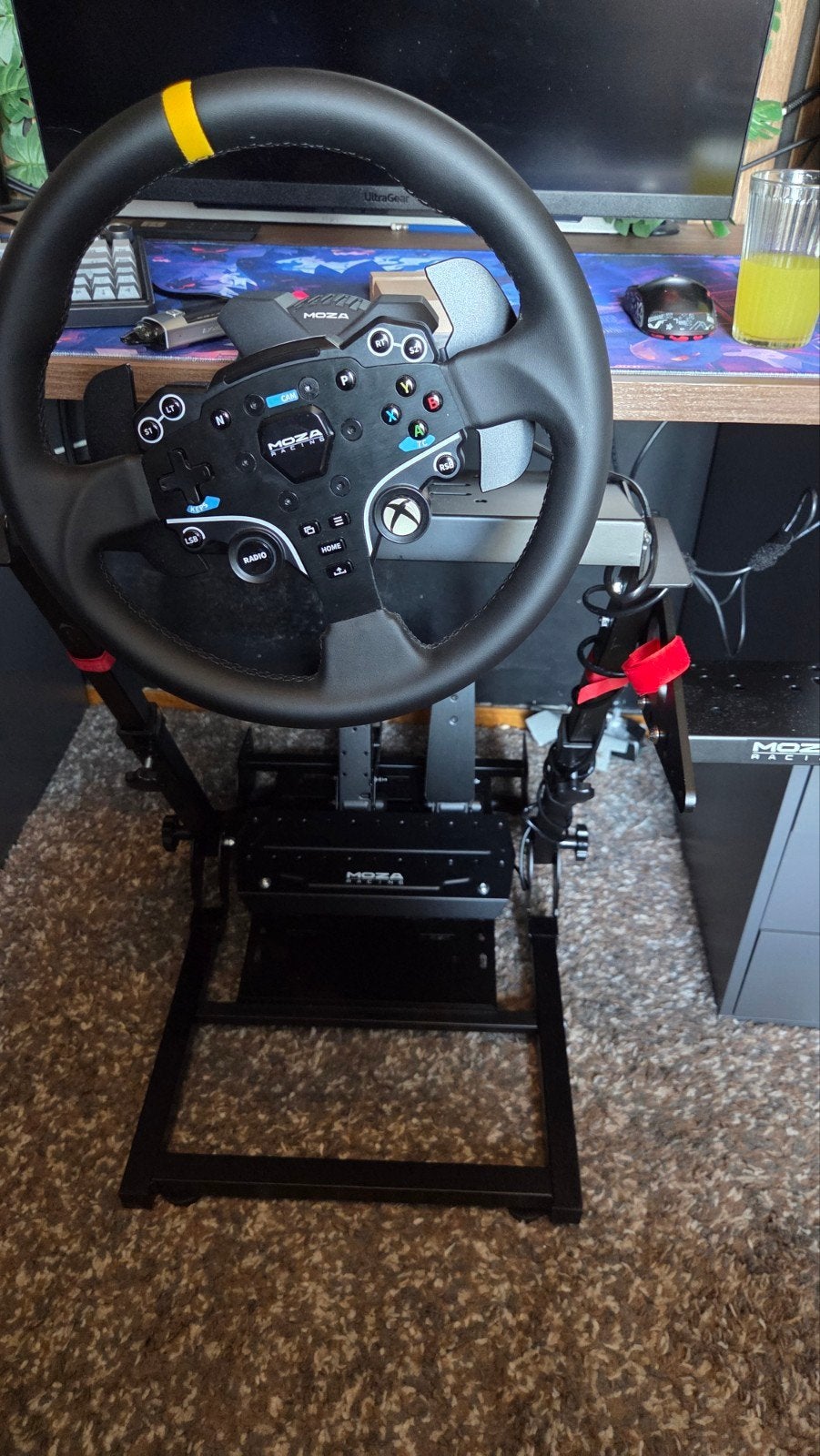 Moza R3 Racing Wheel Set met SRP Pedalen en Wheel Stand, Spelcomputers en Games, Ophalen