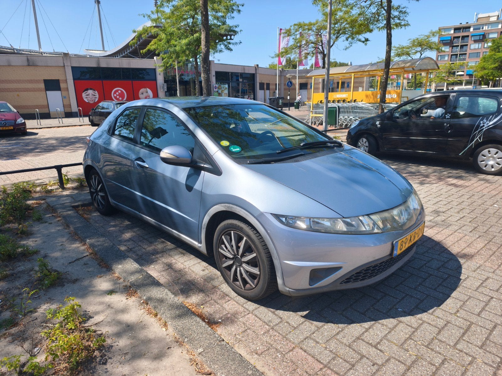 Honda Civic 1.4 I 5DR 2007 prijs onderhandelaar, Auto's, 83 pk, 4 cilinders, Blauw, 49 €/maand
