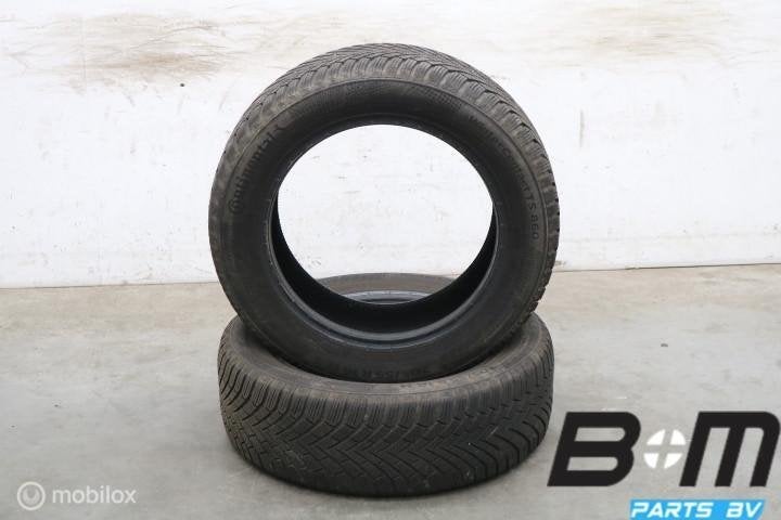 2 x 2055516 91H Conti WinterContact TS860 5mm 205 55 16, Gebruikt, 16 inch, Band(en), Personenwagen