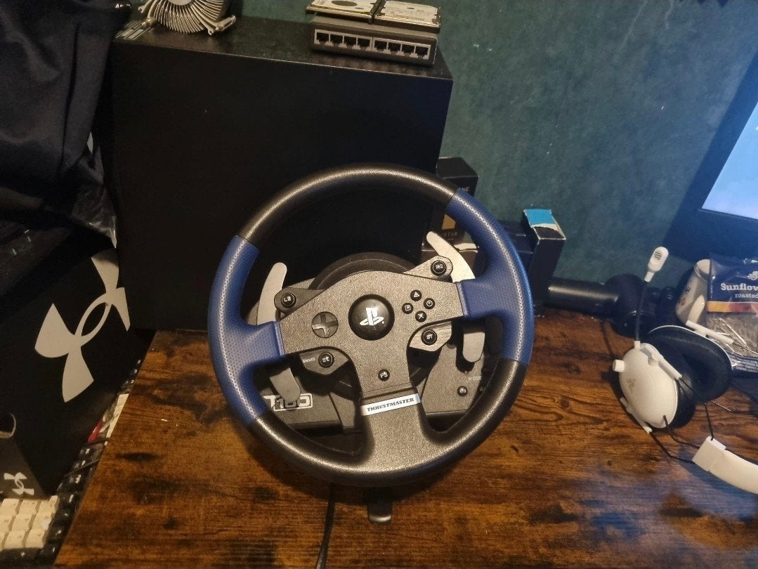 Thrustmaster T150 racestuur voor PS3/PS4 en PC, Spelcomputers en Games, Ophalen, Gebruikt, Stuur of Pedalen, PlayStation 3