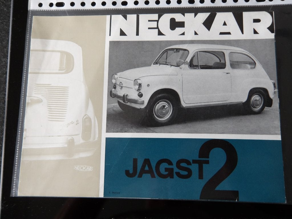 Neckar Jagst 2 brochure / folder, Onbekend, Ophalen of Verzenden, Zo goed als nieuw, Overige merken