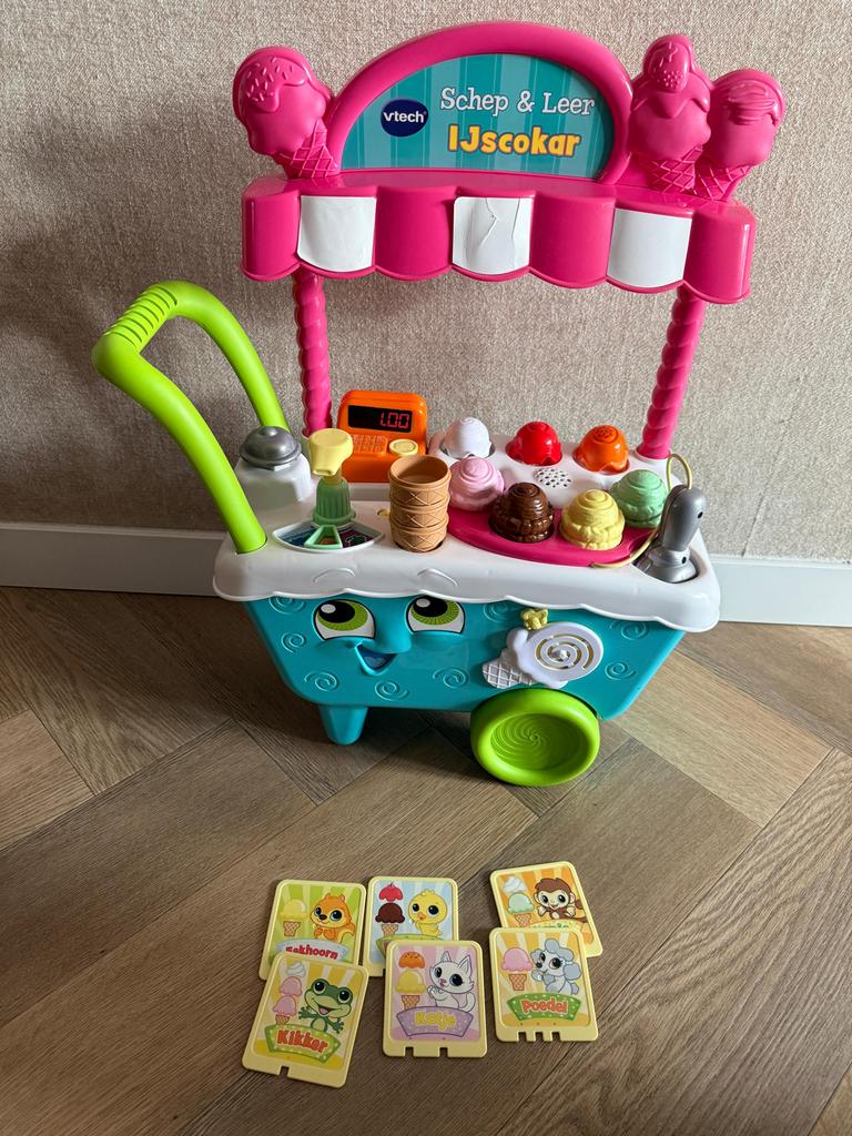 VTech Schep & Leer IJscokar - Interactief Speelgoed, Kinderen en Baby's, Speelgoed | Vtech, Ophalen, Zo goed als nieuw, 2 tot 4 jaar
