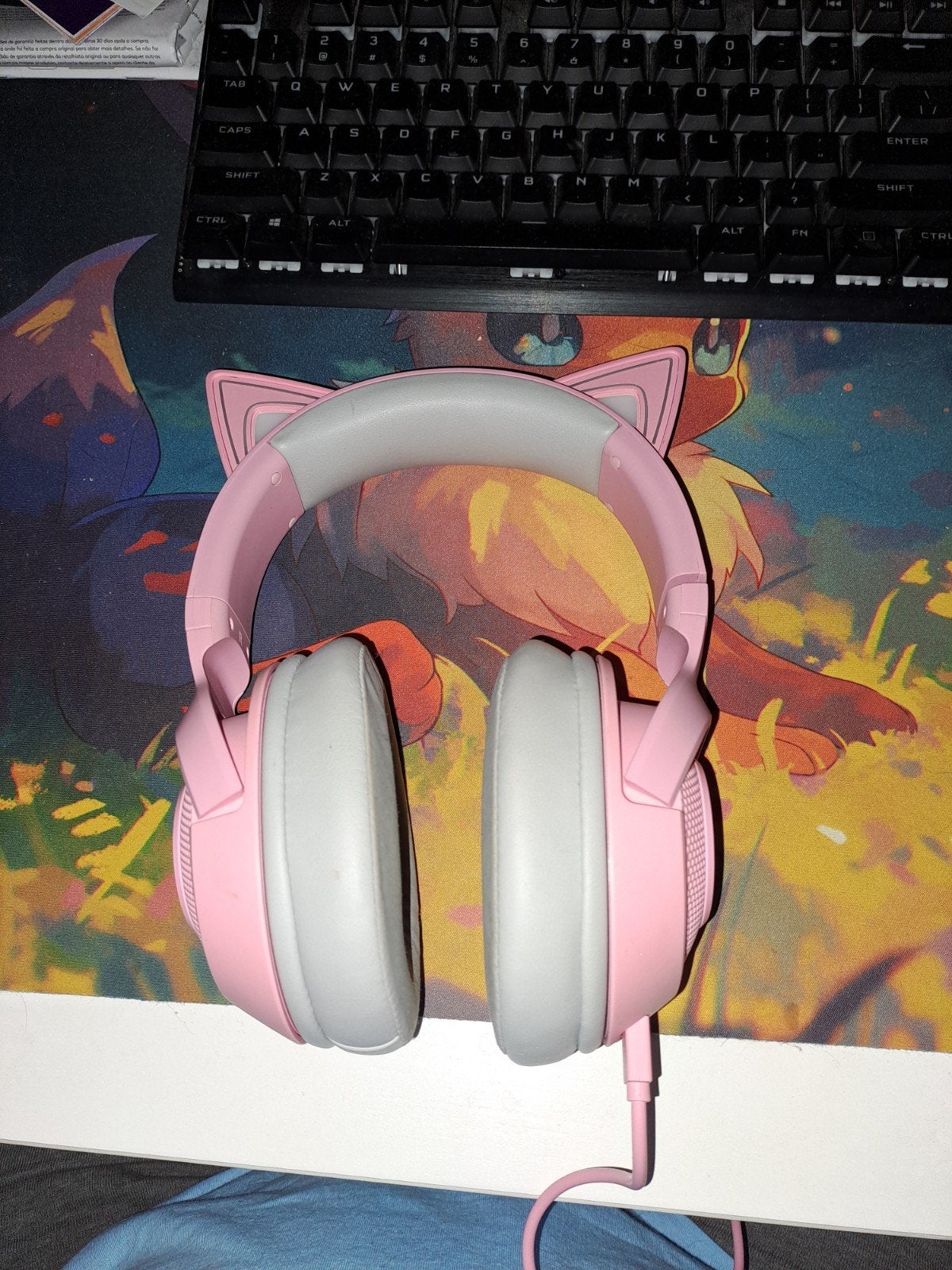 Razer Kraken Kitty wireless, audio prima, microfoon wisselt, Ophalen, Gebruikt, Draadloos, Razer