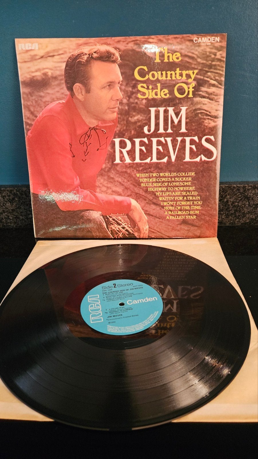 Jim Reeves - The Country Side Of Jim Reeves LP (1966), Ophalen of Verzenden, Gebruikt, Album, Country